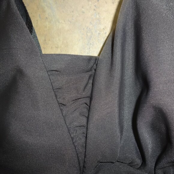 Lands' End SlenderSuit Grecian Chlorine-resistant swimwear Swimsuit 12 Brown $98 - Picture 3 of 12